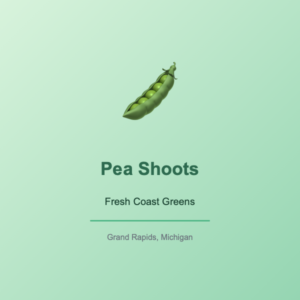 Pea Shoot Microgreens — Sweet Tender Fresh Microgreens